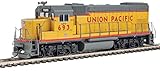 Walthers Trainline HO Scale Model EMD GP15-1 - Standard DC - Union Pacific(R) (Yellow, Gray, Red)
