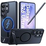 【AntiChoc de Qualité Militaire】La Samsung S26 Ultra coque magsafe est certifiée de qualité militaire antichoc pour un test de chute. La coque magsafe Samsung Galaxy S26 Ultra est spécialement conçue avec des coussins en coin pour absorber les chocs, elle protège fortement votre téléphone contre les dommages graves.