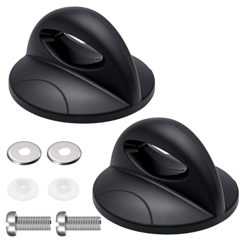 2 Pack Universal Pot Lid Knob Replacement Easy-Grip Heat Resistant Lid Handle for Glass & Stainless Steel Lids Fits 57mm Hole Compatible with Rival Crockpot