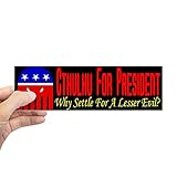 CafePress Cthulhu for President 10'x3' Rectangle Vinyl Bumper Sticker Car Decal