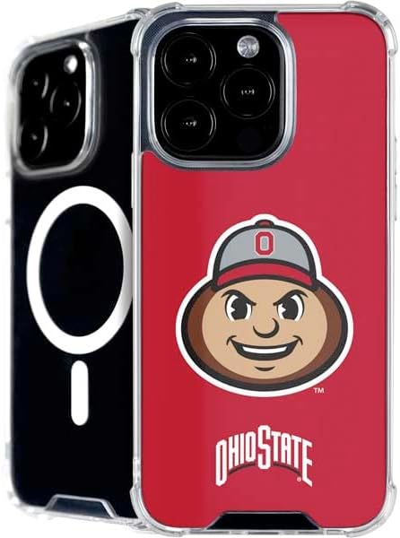 Skinit Phone Case Compatible with MagSafe iPhone 16 Pro - Officially Licensed Ohio State University The Ohio State Buckeyes Design