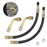 adaptador valvula 90 grados moto 【Material de seguridad】Nuestros dos adaptadores de extensión de válvula diferentes están hechos de caucho de alta calidad y cobre puro, que es fuerte y duradero, no se oxida ni se corroe fácilmente, es resistente al desgaste, al calor, a la humedad y no se daña fácilmente. por colisión, por lo que puede durar mucho tiempo Vida útil garantizada.