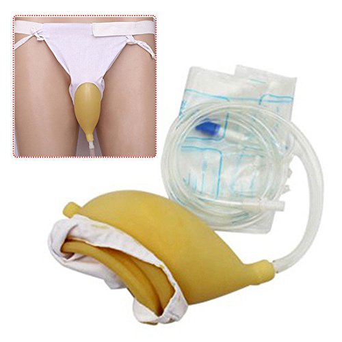 Reuseable Female Urinal Pee Holder Bag Collector for Urinary Incontinen Daily Care (1 Set)