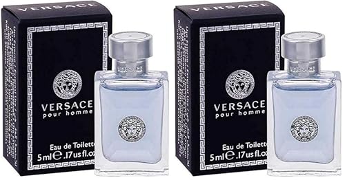 Image of Versace Pour Homme, 0.17 Ounce (Pack of 2)