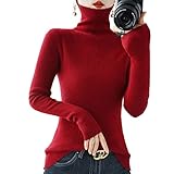 [Wowcarbazole] セーター レディース タートルネック リブ 長袖 リブニット ハイネック レディース ニットソー カットソー トップス ニット 高伸縮 無地 重ね着に便利 秋 冬