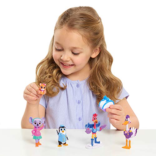Just Play Disney Junior T.o.t.s. Collectible Figure Set, 6 Pieces, Additional Figurines For Tots Playsets #TOP1
