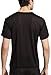 METWAY Mens Silk T Shirt Casual Short Sleeve Crew Neck MulberrySilk Tee Undershirt Super Soft/Breathable Workout Shirt Medium Black
