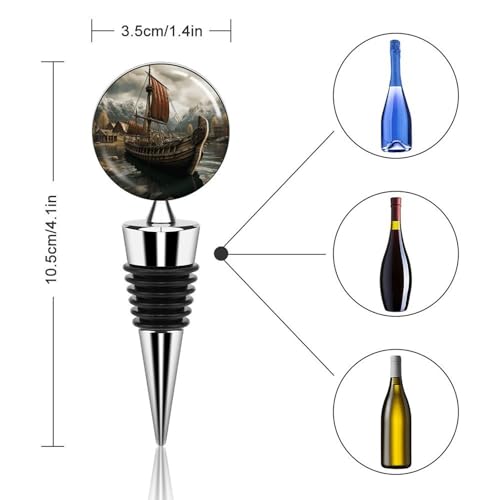 Bouchon de bouteille de vin réutilisable en zinc et silicone style bar