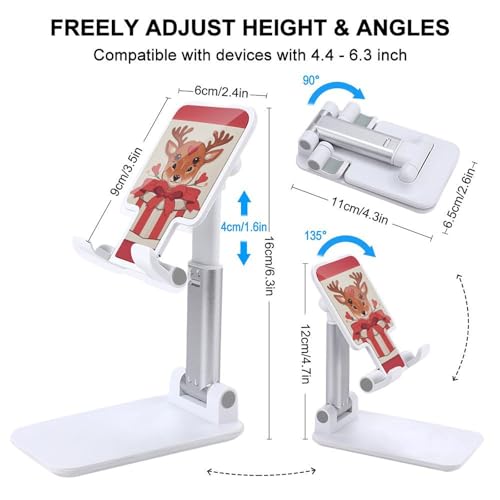 Support de téléphone portable pliable universel compatible iPhone et Android