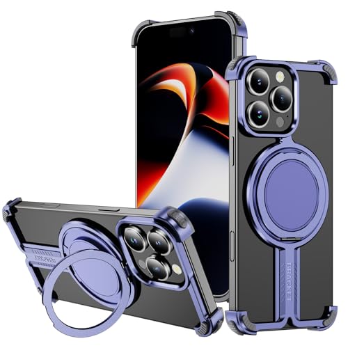 Coque avec béquille rotative 360 iPhone 16 Pro Max magnétique antichoc