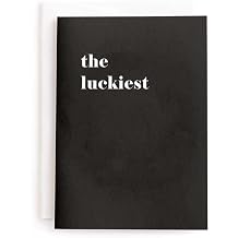 Minted | Greeting Card - Single with Envelope | ANNIVERSARY | The Very Luckiest