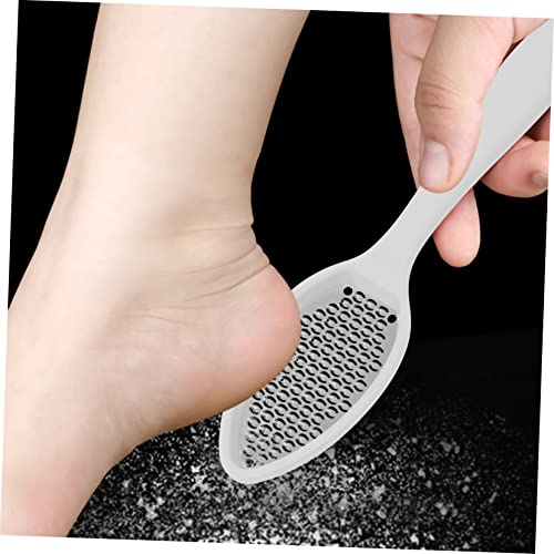 Healvian 2 Unidades moedor de pé com furo para pendurar navalha removedor ferramenta de escova de pe