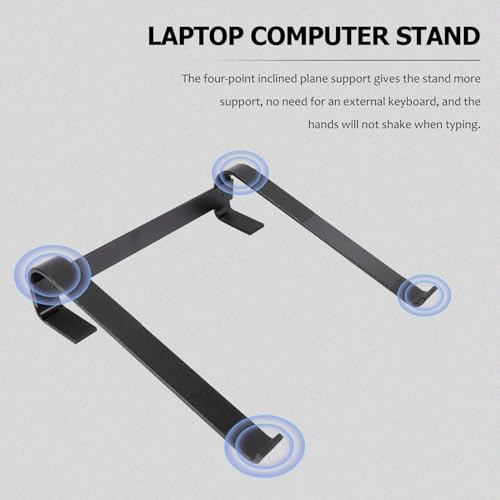 Soporte para Laptop de Aleación de Aluminio NUOBESTY Negro miniatura 4