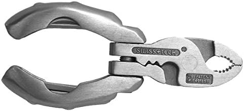 Swiss+Tech Swiss Tech MPTWSS-EX Platinum Series Micro-Plus EX 9-in-1 Key Ring Tool
