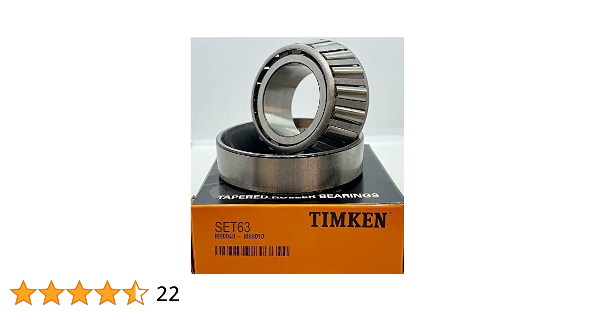 Timken SET63 Differential Bearing Set M88048/M88010 Set 63