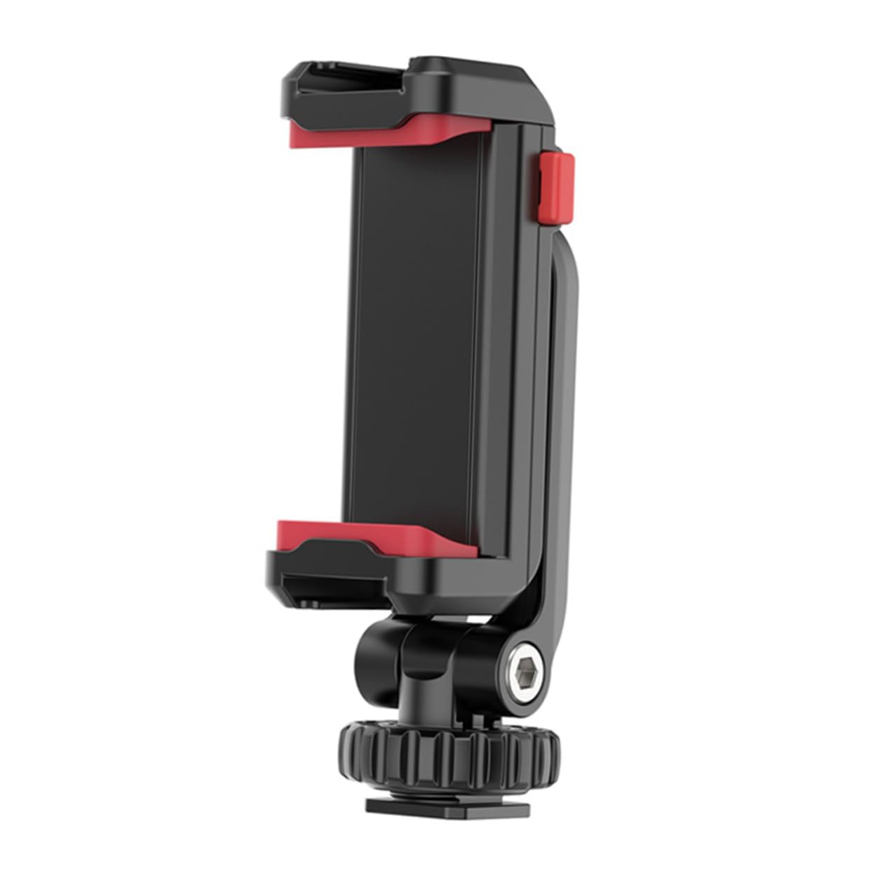 Adaptador De Trípode Con Zapata Fría Para Teléfono, Rotación 360°, Compatible Con Cámaras Y Trípodes – Color Negro (ABS + Cobre)