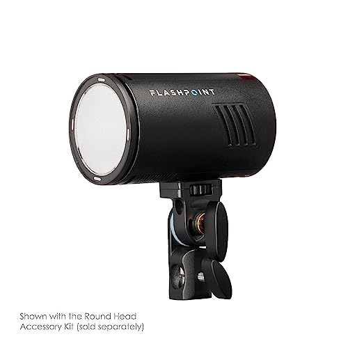 Flashpoint XPLOR 100 Pro TTL R2 Monolight, Black, 100w 2.4G TTL Portable Light for Photography Lighting, 1/8000s HSS Strobe Light, 0.01-1.5s Recycle Time, Li-Ion Battery Powered Photography Light