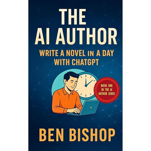 The AI Author: Write a Novel in a Day With ChatGPT Audiolibro Por Ben Bishop arte de portada