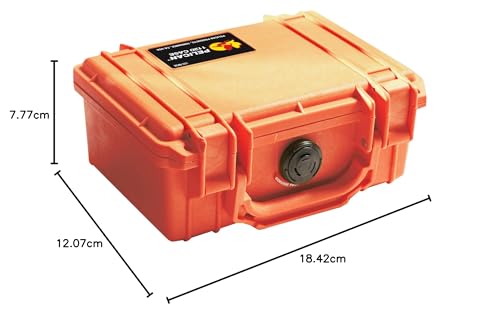 Pelican 1120 Case with Foam for Camera (Orange)