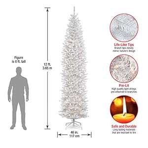 Nationaltreecompanyartificialprelitslimchristmastreewhitekingswoodfirwhitelightsincludesstand12feet Urban Country Home Decor National tree company artificial pre lit slim christmas tree white kingswood fir white lights includes stand 12 feet urban country home decor