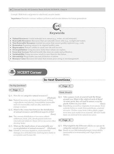 Image of Oswaal CBSE One for All Class 8 Social Science (Exploring Society: India and Beyond) Part 1 | 2026-27 Exam | As Per NCERT & CBSE Syllabus, Question Bank, Revision Notes, Maps & Competency Based