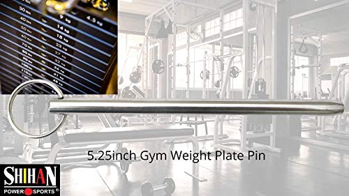 Shihan Portable Universal Weight Stack Replacement SELECTOR Key Pin - 8mm Dia - 131mm length Gym Home Weights Training - Image 3