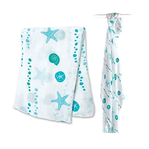 Lange en bambou grand format couverture emmaillotage bébé