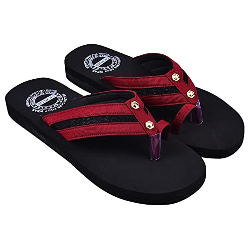 Image of DR PLUS Women's Healthcare, Diabetic and Orthopedic MCR /MCP Footwear /Sandals /Slipper /Chappal