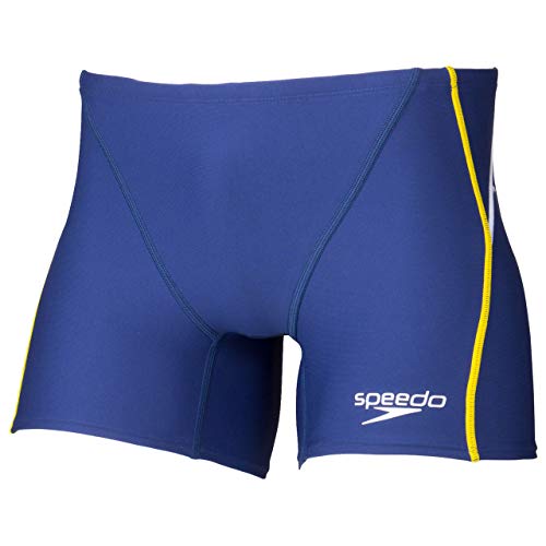 Speedo(スピード) 競泳用トレーニング水着 Touch TurnS Half Box タッチターンズハーフボックス 水泳 メンズ ST51952 インディゴ/イエロー S