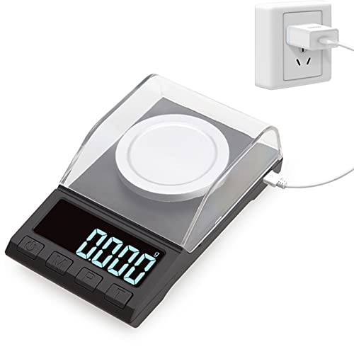 Báscula digital portátil de precisión 0.001 g 100g miniatura 2