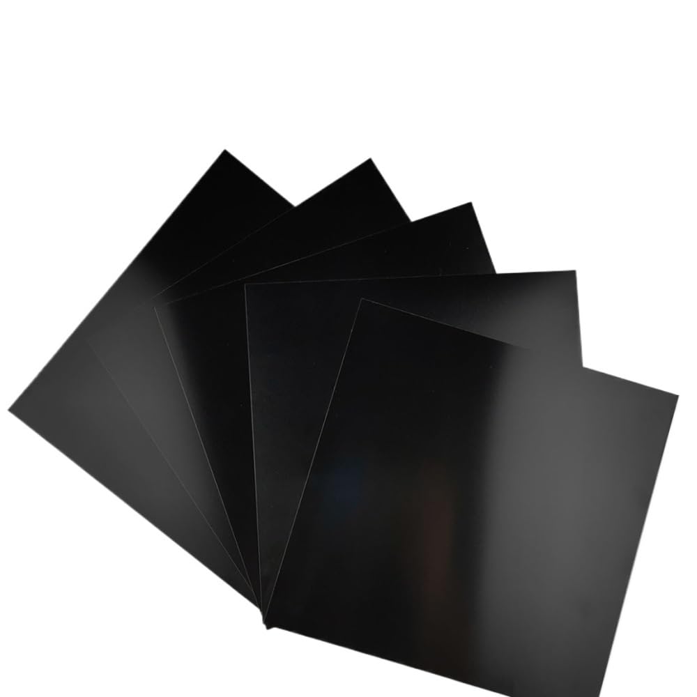 20 piastre in alluminio anodizzato nero 150x100x0,8 mm - Lamiera di alluminio resistente for edilizia e trasporti