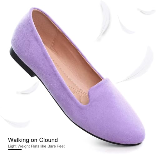 Image of SAILING LU Women Round Toe Comfortable Ballet Flats | Shoes for Women, Dressy, Slip-ons, Loafers