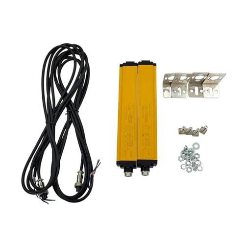 HJCMOONB Light Curtain Safety Grating LS03A40-04NC 4-Point 40mm Safety Light Curtain Sensor Switch photoelectric Protection Device