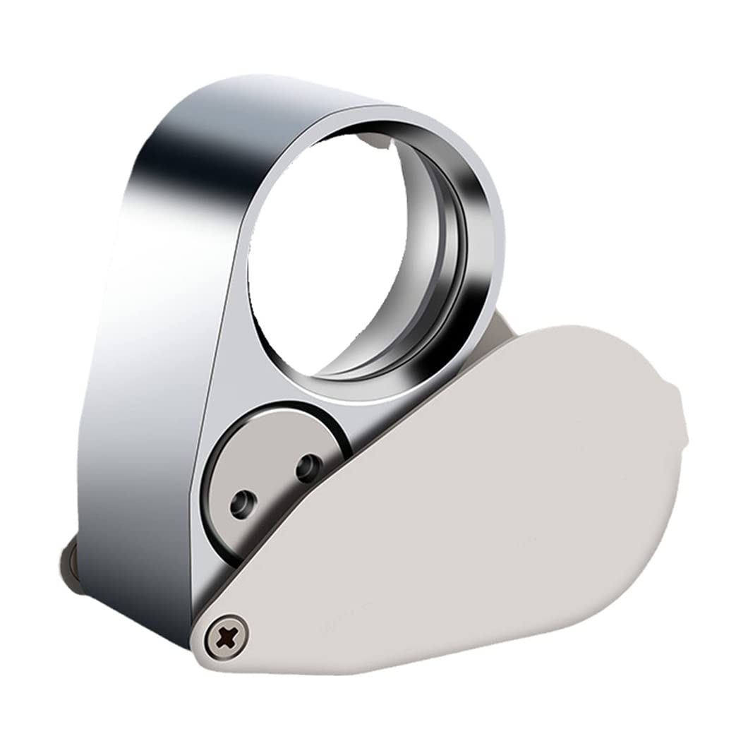 Lente D'ingrandimento Tascabile Interamente In Metallo 40X, Lente D - Foto 8