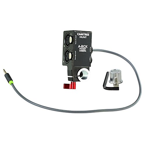 CAMTREE Hunt BMPCC A-Box Professional Grade Audio Recording Equipment for Pocket Cinema Camera BMPCC/BMMCC/BMMSC | Compatible with 15mm/19mm Rail Mount (CH-ABOX-BMPC)