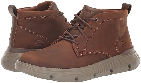 Skechers USA Men's Men's Garza-Fontaine Chukka Boot, CDB, 11 | Image 6