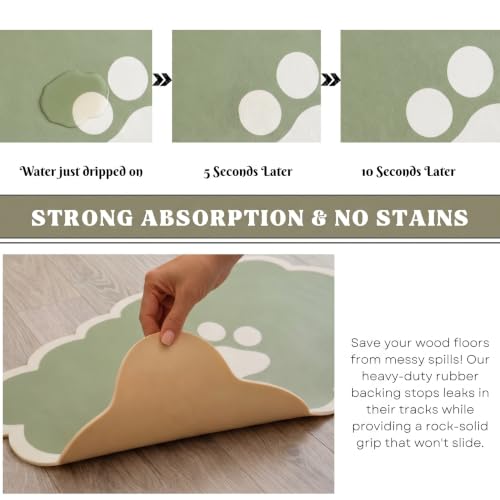 Absorbent Pet Feeding Mat Thickened Leak-Proof Dog Cat Bowl Mat - Image 2