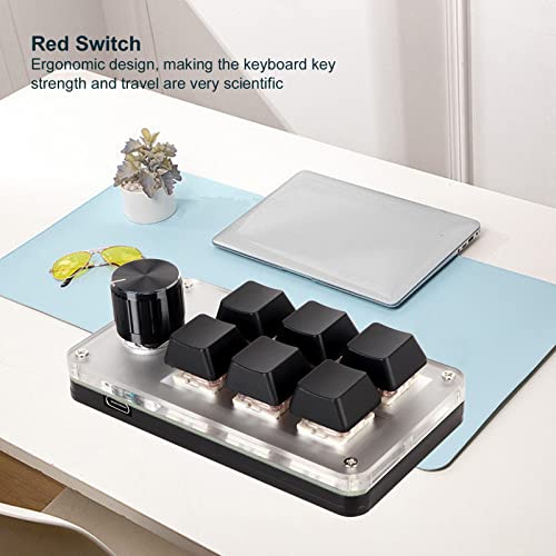 Teclado mecánico Vikye 6 teclas con perilla USB-A miniatura 4