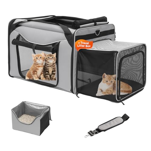 A.FATI Expandable Large Cat Carrier