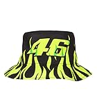 Numero 46 VR46 Bob Cappello da pescatore Monster Flammes Moto GP Ufficiale Nero Giallo, nero/giallo, L/XL