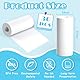 Omtofo Thermopapier Kinderkamera 30 Rollen 57mm Thermopapier für Kinder Sofortbildkameras, Thermodrucker Papier Weiß, Taschenetikettendrucker Nachfüllpapier für Kinderkamera BPA Frei