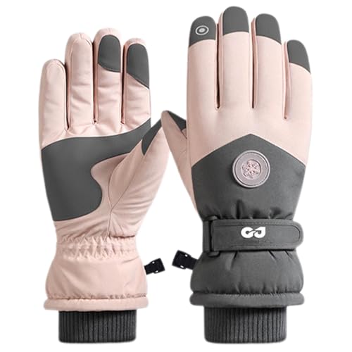 Guantes impermeables para mujer, guantes de senderismo para mujer, guantes de trabajo de invierno, guantes de esquí resistentes al viento, guantes de motocicleta impermeables para senderismo, esquí