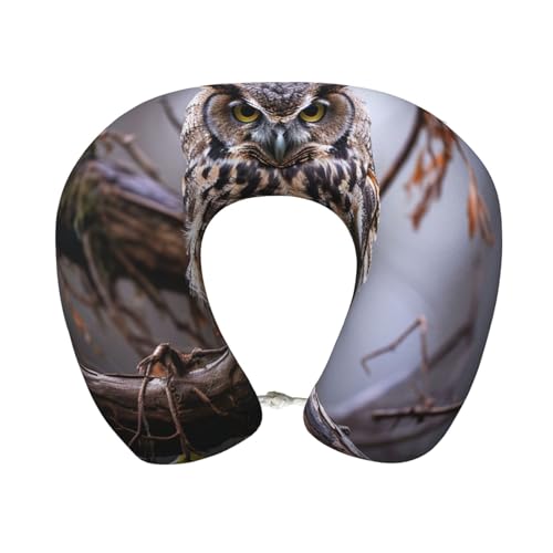 Almohada de espuma viscoelástica tamaño único para viaje miniatura 1