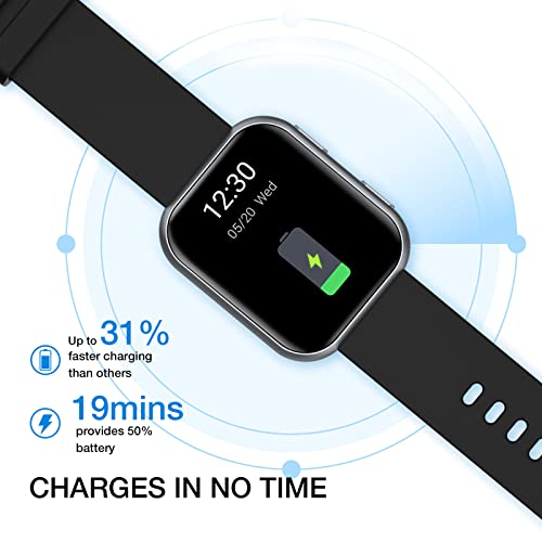 TouchElex-Harley-Smart-Watch-for-Android-Phones-and-iOS-175-inch-HD-Screen-Compatible-iPhone-Samsung-Men-Women-Oxygen-Heart-Rate-Monitor-3ATM-Waterproof-Smartwatch-Fitness-Tracker