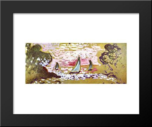 Sailboats 20x24 Framed Art Print by Matisse, Henri