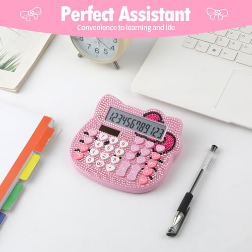 Folyba Cute Rhinestones Calculator KT-10 の商品画像 7
