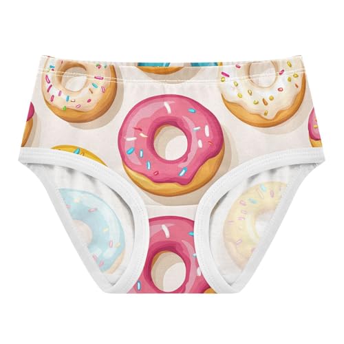 Colorful Doughnuts Cookies Toddler Girls Underwear 2t Cotton Cute Panties Girl Designer Briefs Girls Undies
