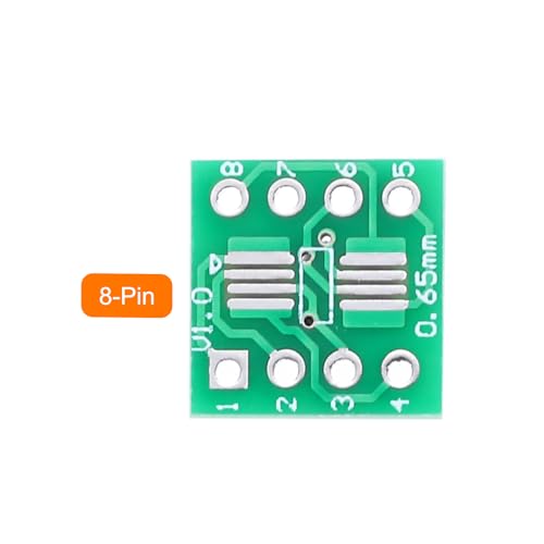 MECCANIXITY 15 adaptadores SOIC-8 a DIP-8 de PCB verde miniatura 3