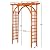 Yaheetech Horticulture Garden Arches 7FT Wood Backdrop Stand Wooden Garden Trellis Arbor Climbing Arbor Arch for Ceremony Planting Garden Patio Greenhouse Decoration Decor