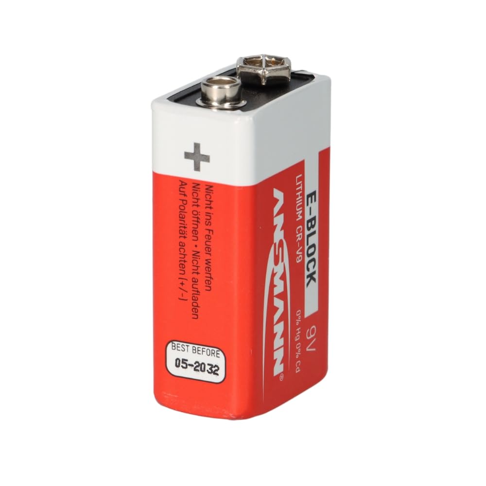 10 detectores de humo de alta calidad con batería de litio extrema de 9 V